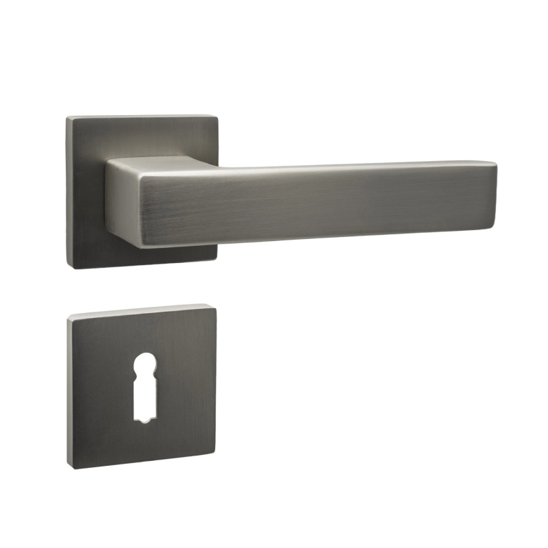 COBRA Rozetové dveřní kování GYES-S BB matný nikl