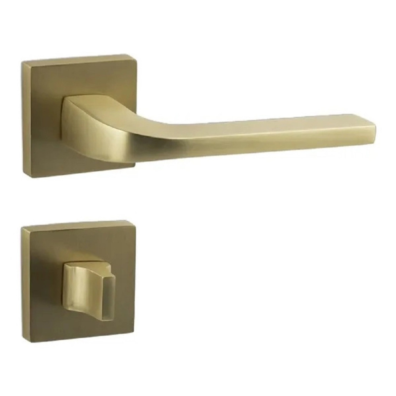 COBRA Rozetové dveřní kování TAURUS-S WC zlaté matné