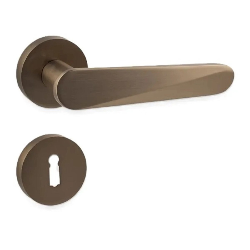 COBRA Rozetové dveřní kování ZOYA-R BB rosegold