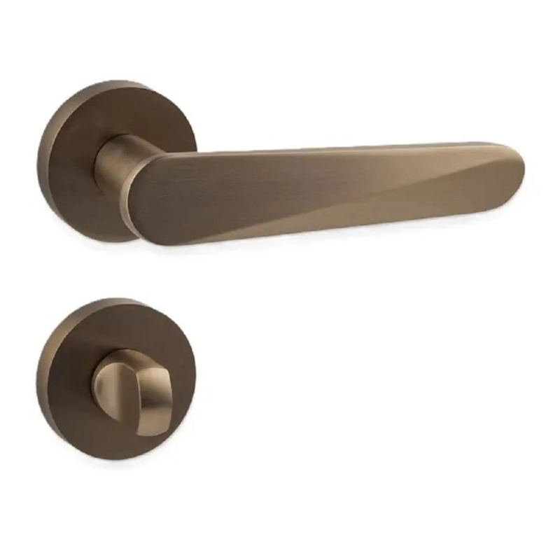 COBRA Rozetové dveřní kování ZOYA-R WC rosegold