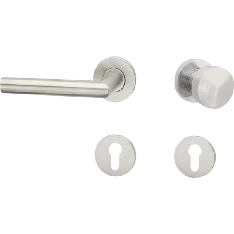 COBRA Rozetové dveřní kování LOFT-R III PZ LI nerez