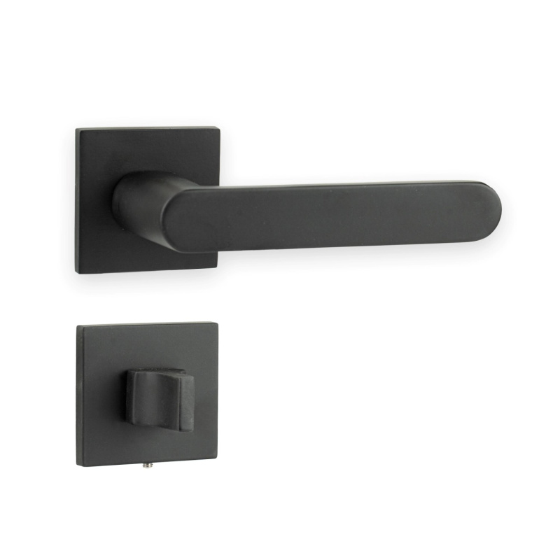 COBRA Štítové dveřní kování ENIX-S WC černé