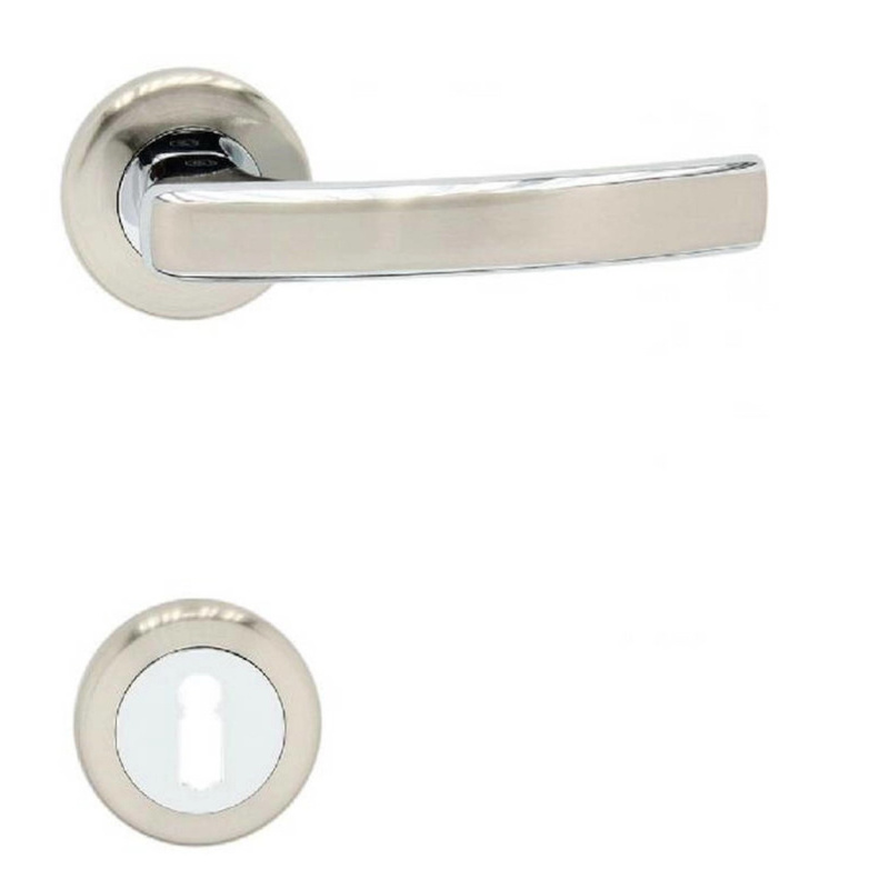 Cobra Rozetové dveřní kování Gabri-R BB, chrom lesklý/nikl matný