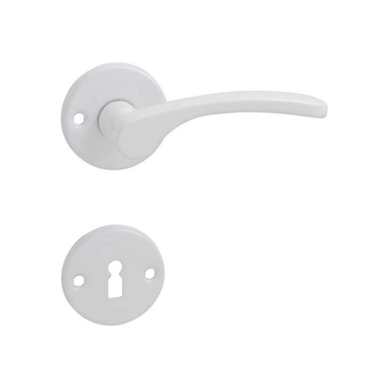 Cobra Rozetové dveřní kování LAURA-R ECONOMY BB, bílá