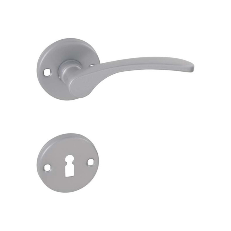 Cobra Rozetové dveřní kování LAURA-R ECONOMY PZ, šedá