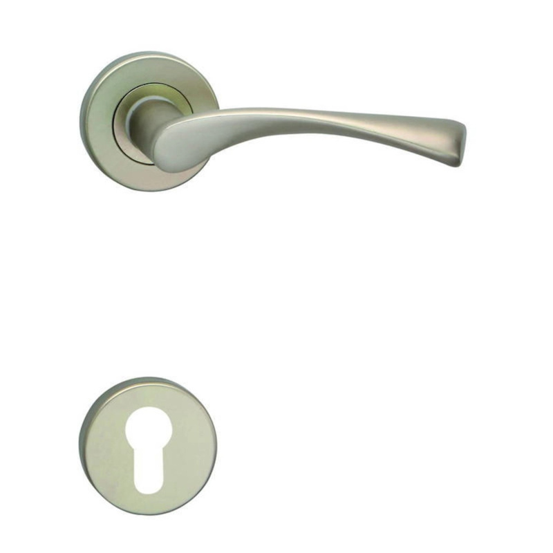 Cobra Rozetové dveřní kování GIUSSY-R PZ, nerezový elox