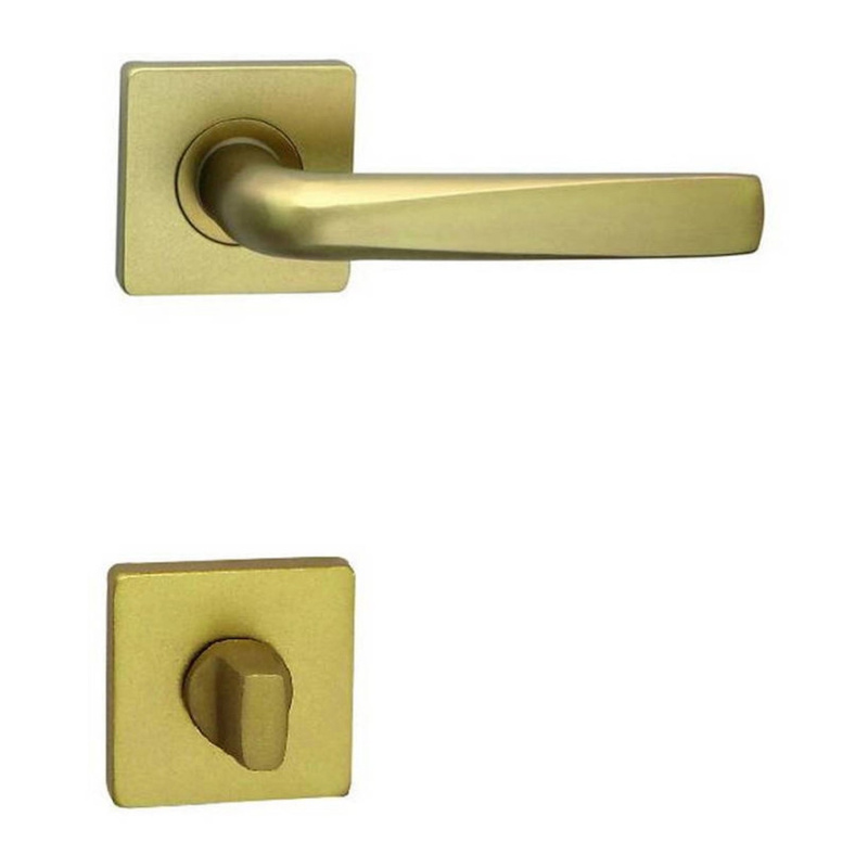 Cobra Rozetové dveřní kování FLAT-S WC, bronzový elox