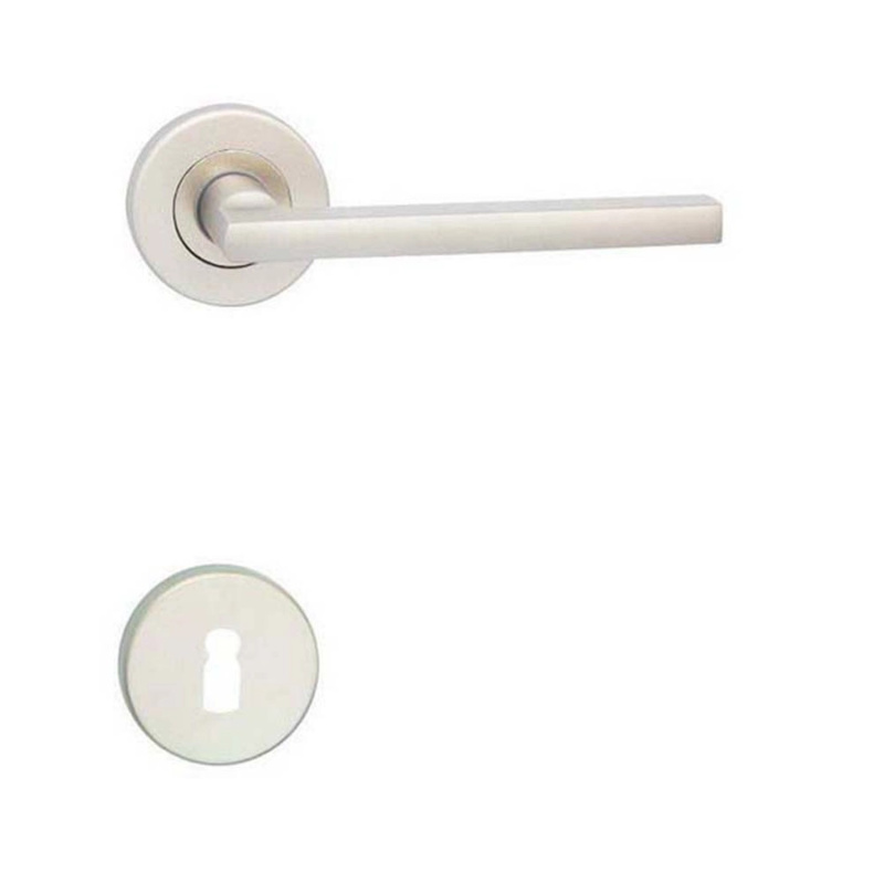 Cobra Rozetové dveřní kování PLAZA-R BB, nerezový elox