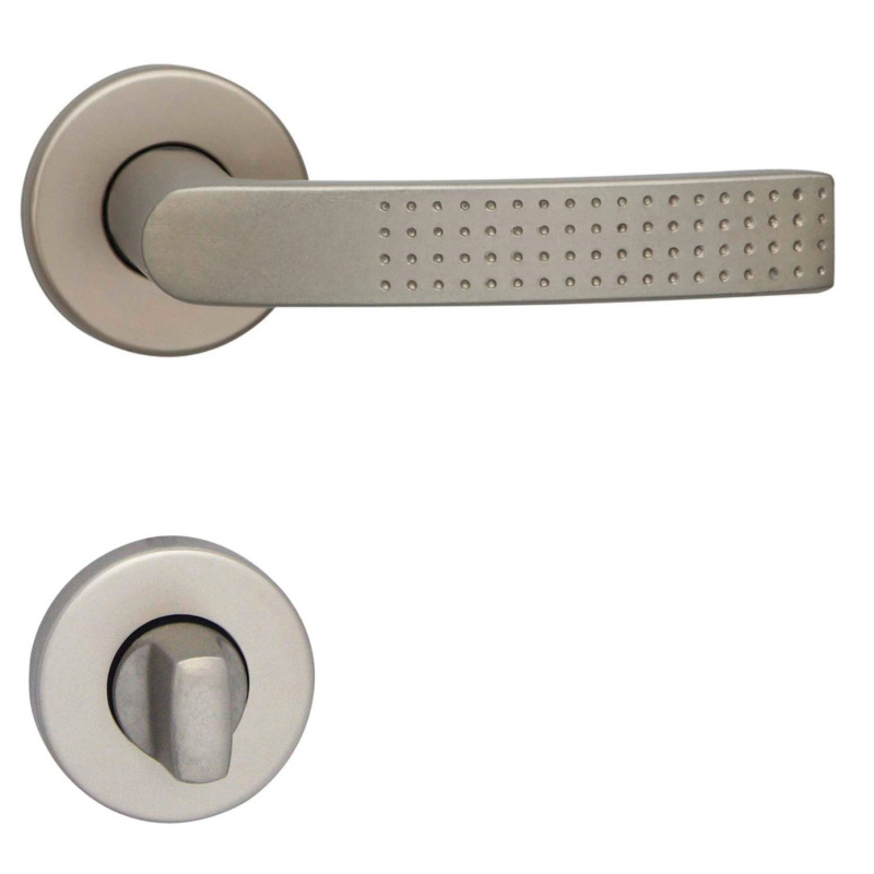 Cobra Rozetové dveřní kování TINA-R WC, nerezový elox