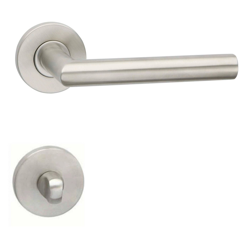 COBRA Rozetové dveřní kování VISION-R WC nerez