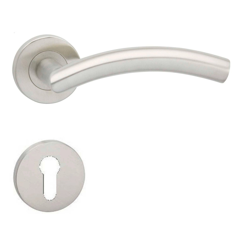 Klika PAOLA-R III PZ INOX pro protipožární dveře