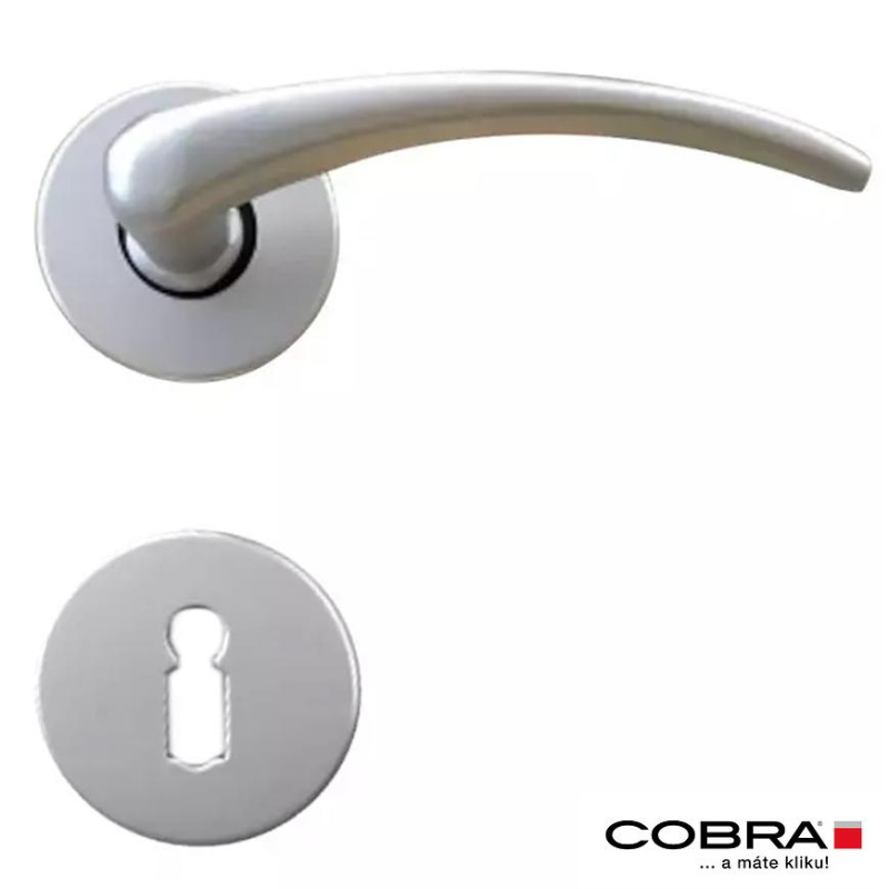 Klika Ema-R KL Inox stříbrný