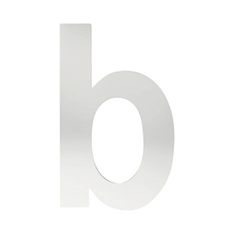 Cobra Písmeno B - 15 cm, nerez