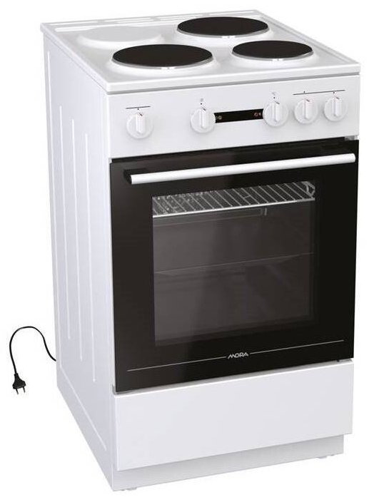 Elektrický sporák Mora E 101 AW / 68 l / 3650 W / bílá Varianta: ivi1