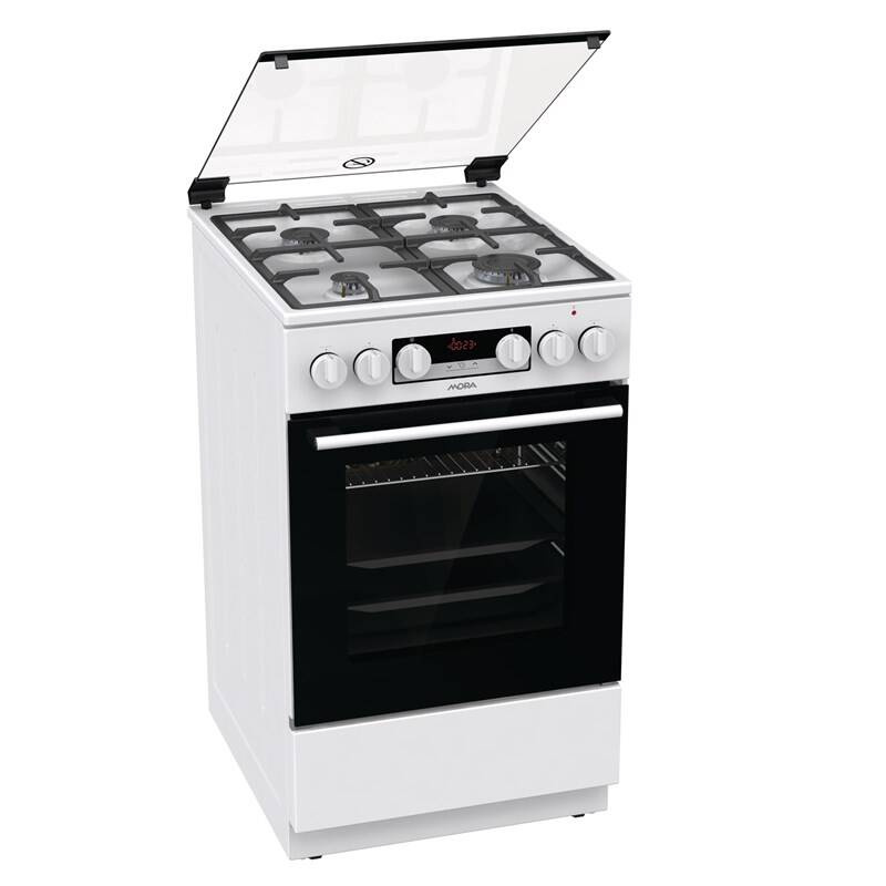 Kombinovaný sporák Mora K 8668 BW / 3,3 kW / 70 l / bílá Varianta: ivi1