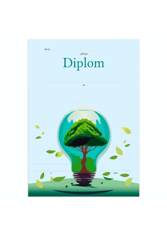 Diplom, A4, motiv ekologický OPTYS, spol. s r.o.