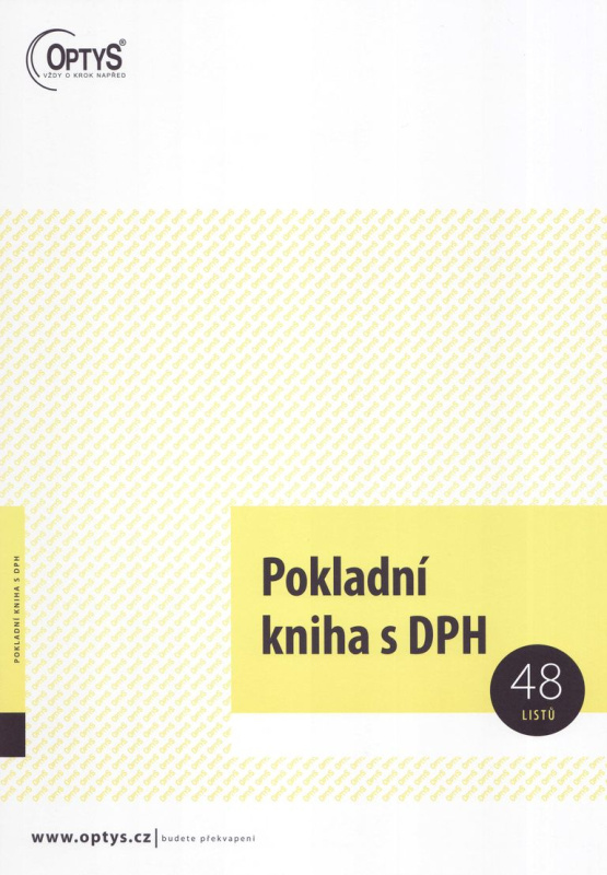 Optys - pokladní kniha s DPH bez propisu
