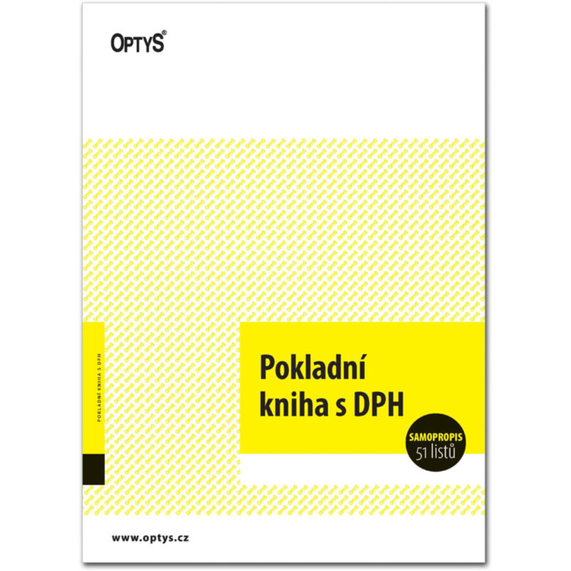 Optys  Kniha pokladní s DPH