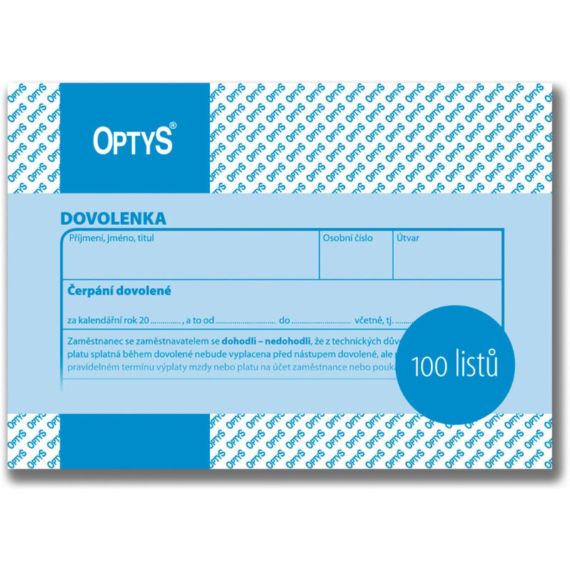 Optys  Dovolenka