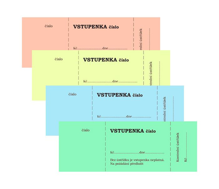 Optys  Bločková vstupenka