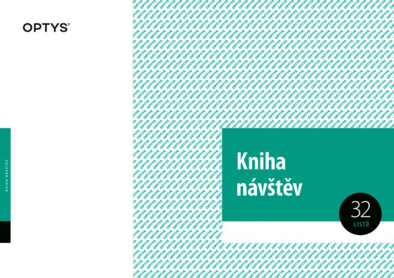Optys - kniha návštěv A4