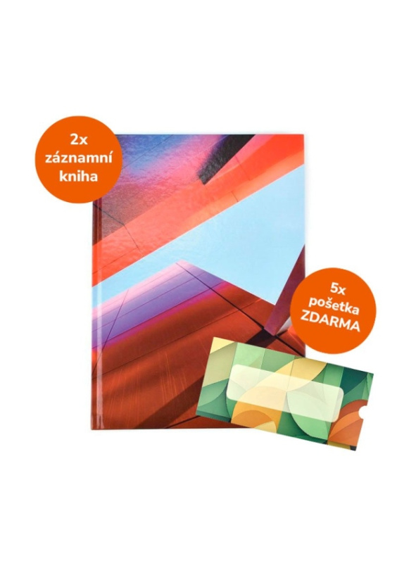 Akční set, záznamní knihy A4, linka, Industrial OPTYS, spol. s r.o.
