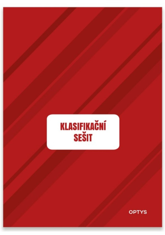 Klasifikační sešit A5, bordó OPTYS, spol. s r.o.