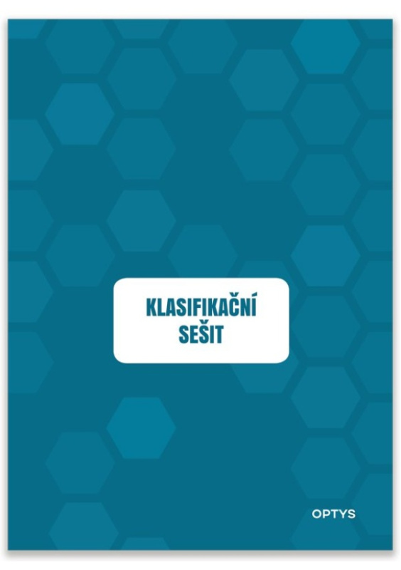 Klasifikační sešit A5, modrý OPTYS, spol. s r.o.