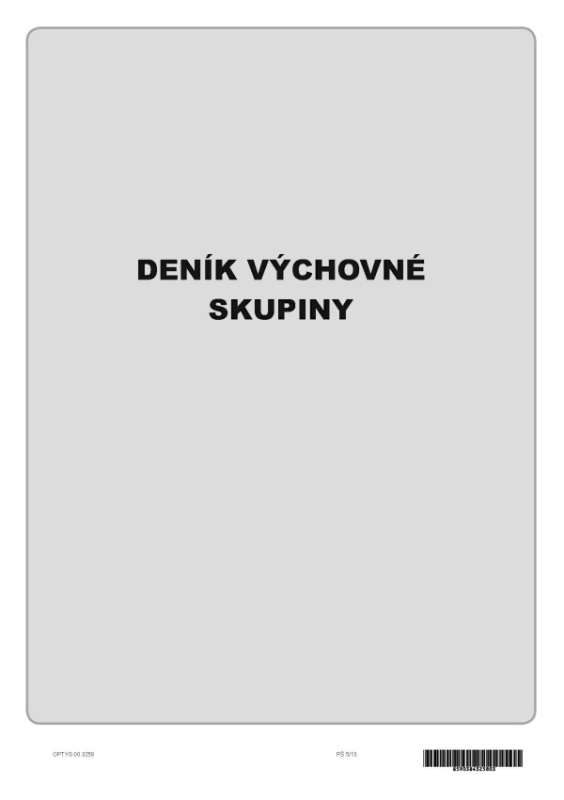 Deník výchovné skupiny OPTYS, spol. s r.o.