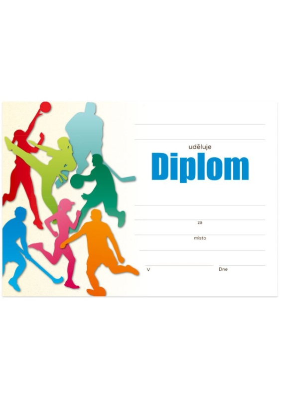 Diplom, sportovní aktivity OPTYS, spol. s r.o.