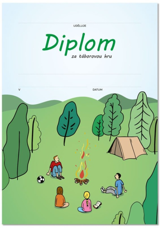 Diplom za táborovou hru OPTYS, spol. s r.o.