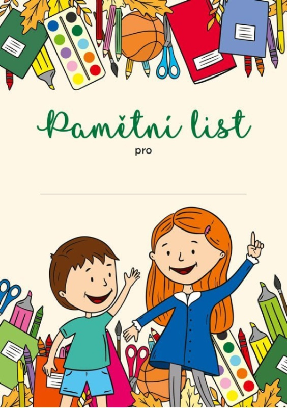 Pamětní list pro školáka OPTYS, spol. s r.o.
