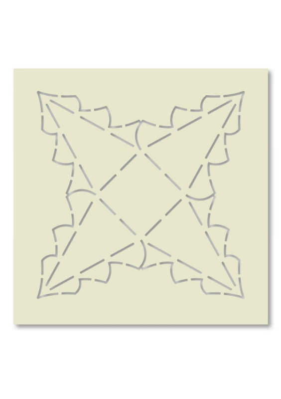 Šablona krabička vánoční stromek, 5,5 x 10 cm, plast OPTYS, spol. s r.o.