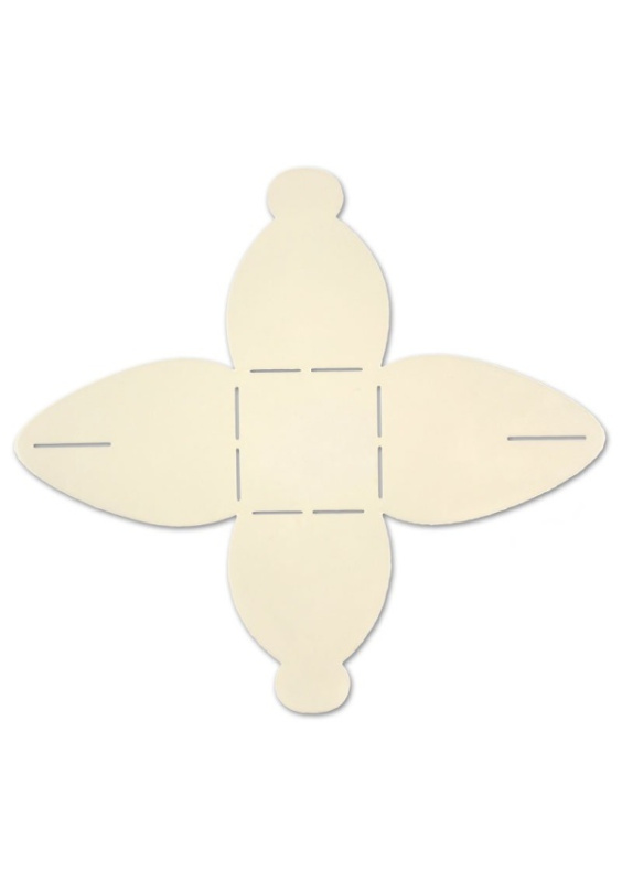 Šablona krabička mini, 5,5 x 4 cm, plast OPTYS, spol. s r.o.