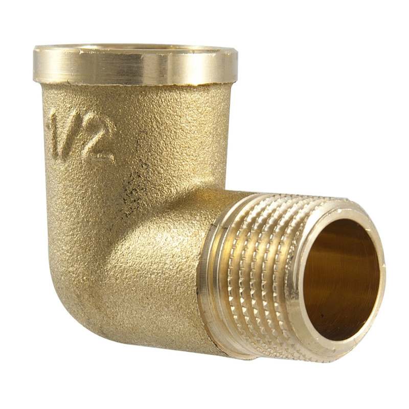 Koleno mosaz 1/4" MF