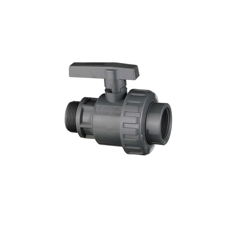 Kulový ventil PVC 1" MF vnitřní/vnější závit