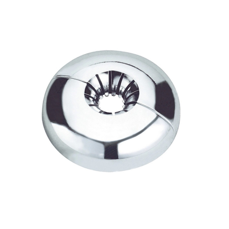 Růžice plastová půlená chrom 10-22 mm