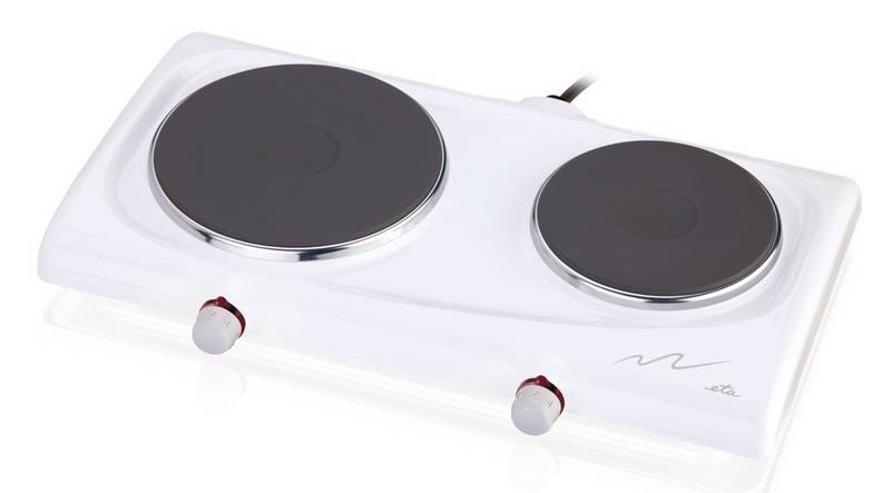 Dvouplotýnkový elektrický vařič ETA 3119 90001 / 2500 W / O plotýnky 14,5 a 18 cm / bílá Varianta: ivi1