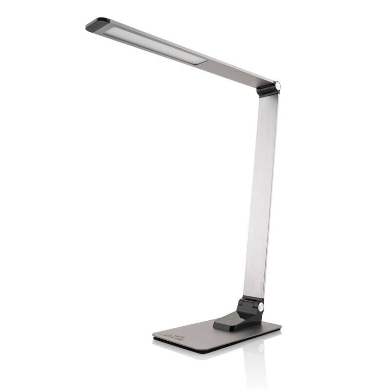 Philips Stolní LED lampička ETA 4892 90000 stmívatelná / USB port / 9W / 2800-5700 K / IP20 / 490 lumenů / šedá Varianta: ivi1