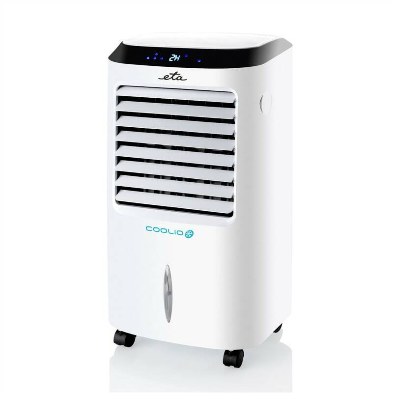 Ochlazovač vzduchu ETA Coolio 0568 90000 / 4v1 / 6 m3/min. / 65 W / 10 l / ionizace / časovač / LED displej / 3 rychlosti ventilátoru / bílá Varianta…