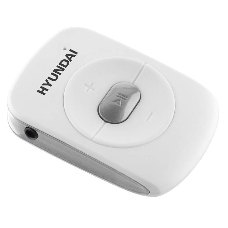 MP3 přehrávač Hyundai MP 214GB4WS / 4 GB / MP3 + WMA / výdrž až 7 hod. / stříbrná/bílá Varianta: ivi1