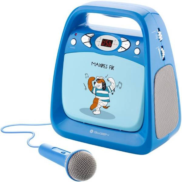 CD přehrávač GoGEN Maxipes Fík MAXI KARAOKE / modrá Varianta: ivi3