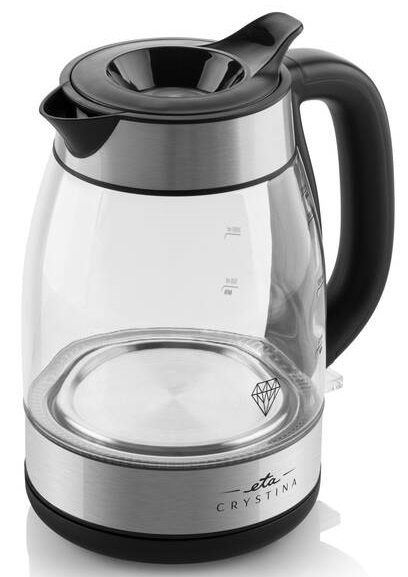 Rychlovarná konvice ETA Crystina 5153 90000 / 2200 W / 1,7 l / sklo / stříbrná Varianta: ivi1