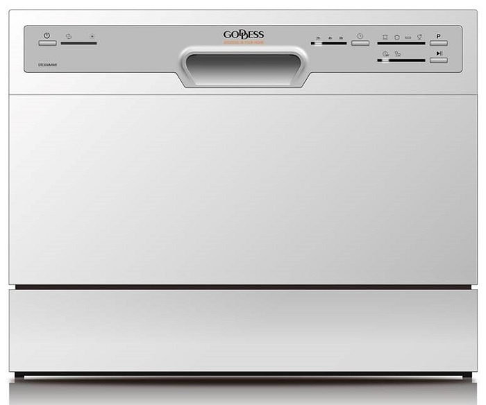 Myčka nádobí Goddess DTC656MW8F / 55 cm / 6 sad / 49 dB / bílá Varianta: ivi1