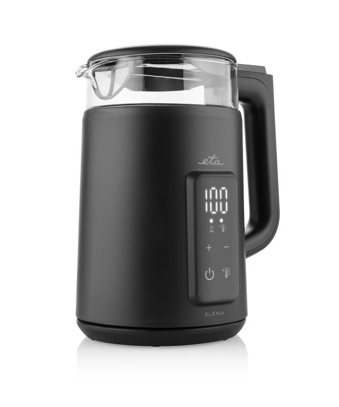 Rychlovarná konvice ETA Elena 9595 90000 / 6 úrovní teploty 40-100 °C / 1850 - 2200 W / 1,7 l / černá/sklo Varianta: ivi1