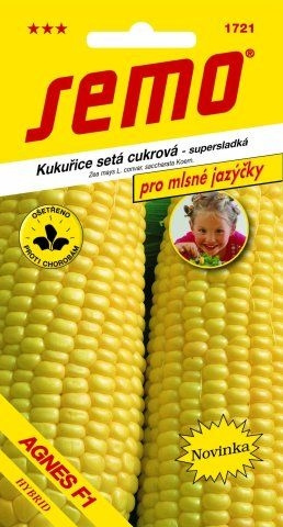 SEMO Kukuřice cukrová - Agnes F1 3g - série JAZÝČKY