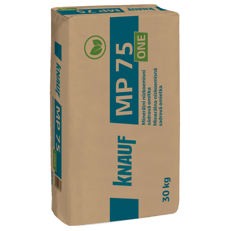 Knauf Minerální nízkoemisní sádrová omítka MP 75 ONE, 30 kg