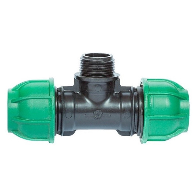 Irritec T-kus Connecto s vnějším závitem na odbočce 25x1/2"x25