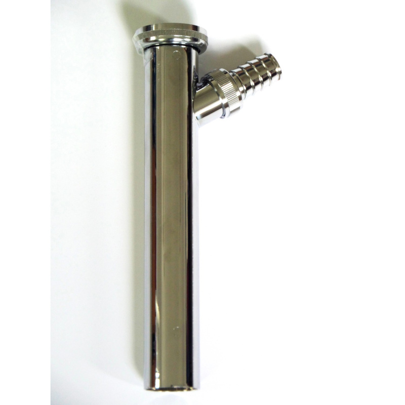 Odtoková trubka s odbočkou pro odpad 1"1/4 chrom