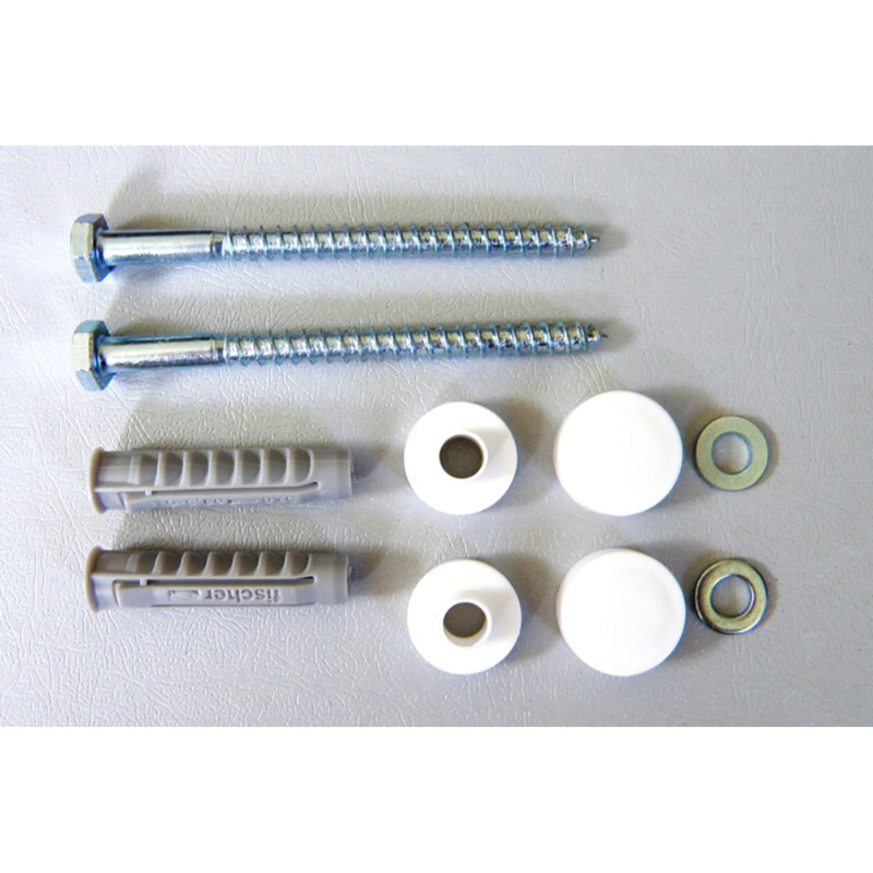 Sada šroubů na WC a bidety 6 x 80 mm bílá, 2 ks